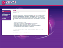 Tablet Screenshot of decowe.org